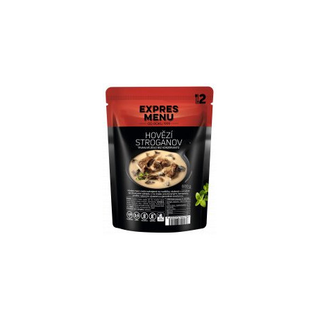 Hovězí Stroganoff 600g (2 porce)