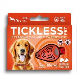 Odpuzovač klíšťat TickLess PET oranžový