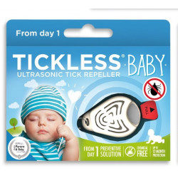 Odpuzovač klíšťat TickLess BABY modrý