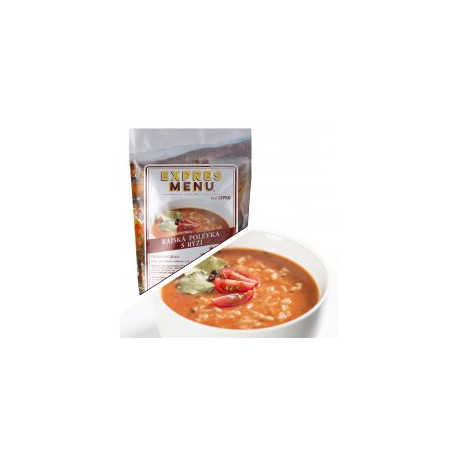 Rajská polévka s rýží 600g (2 porce)