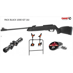 Vzduchovka GAMO Black 1000 IGT cal. 4,5mm SET